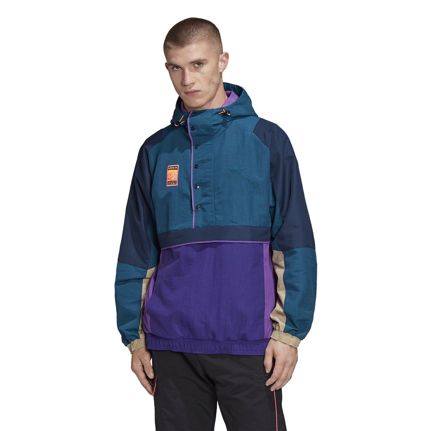 adidas Originals Adiplore Hooded Jacket - Multi - ViaductClothing - -