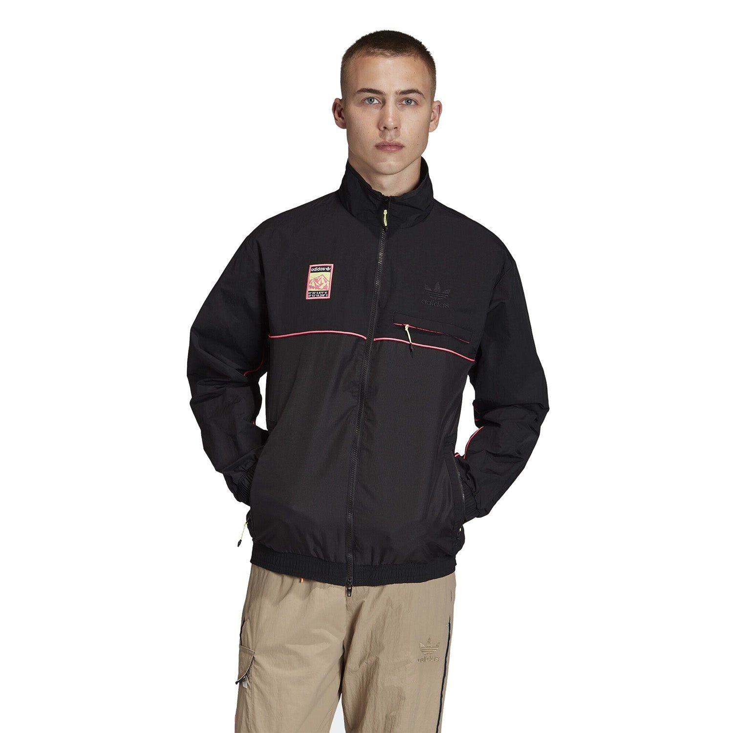 adidas Originals Adiplore Track Top - Black - ViaductClothing - -