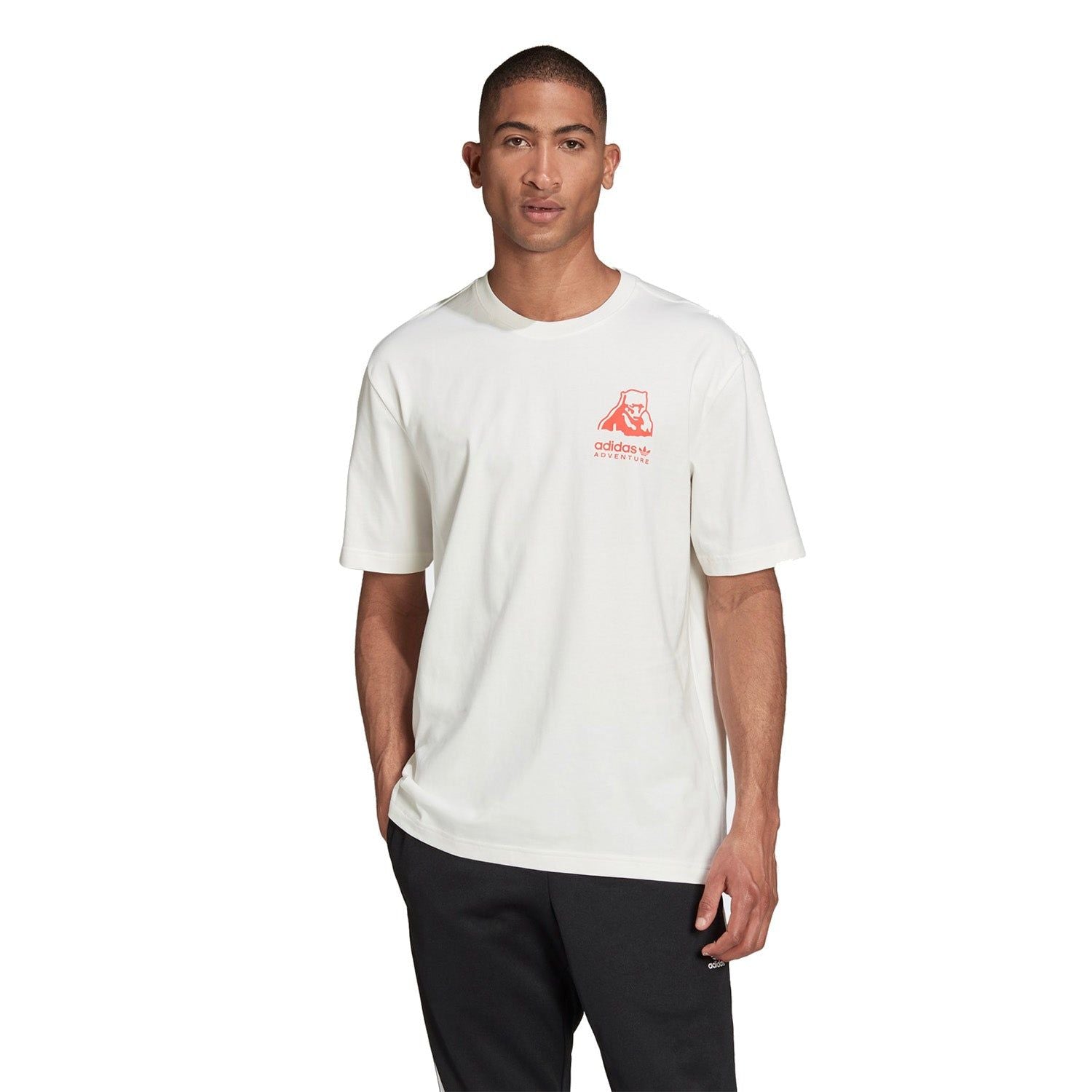 adidas Originals Adventure ADV Polar Bear Tee - White - ViaductClothing - -
