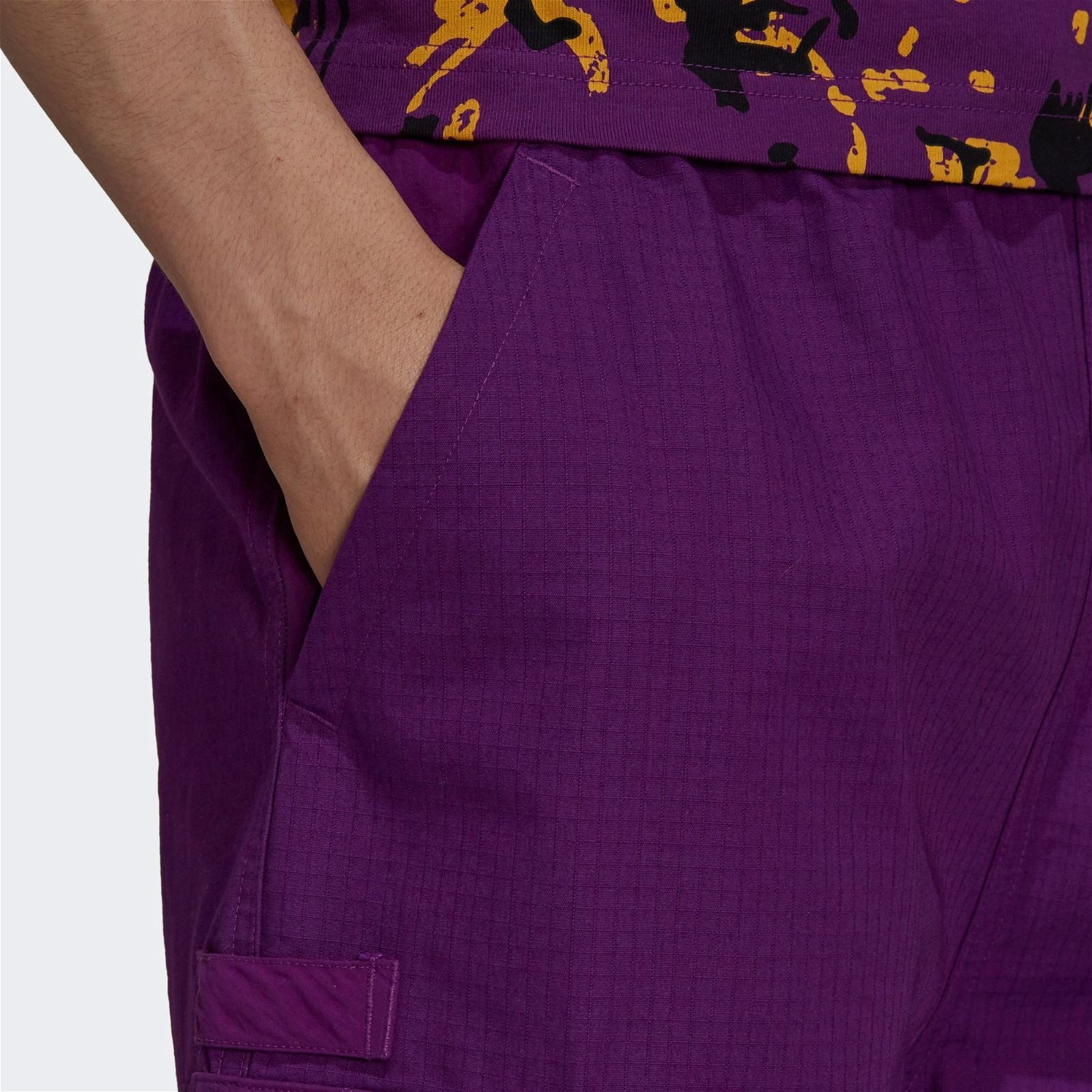 adidas Originals Adventure ADV Ripstop Cargo Shorts - Purple - ViaductClothing - -