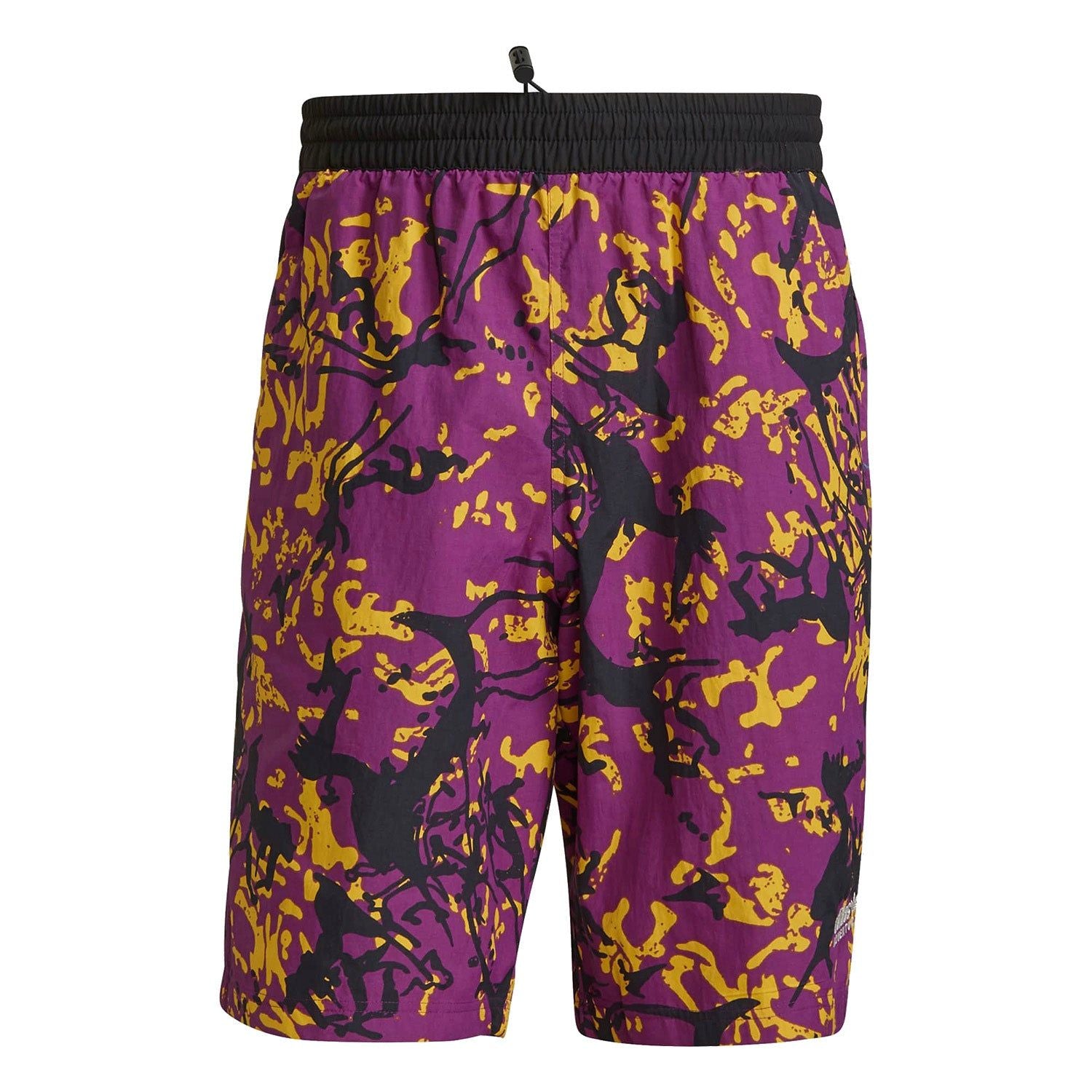 adidas Originals Adventure Archive Printed Woven Shorts - Purple - ViaductClothing - -