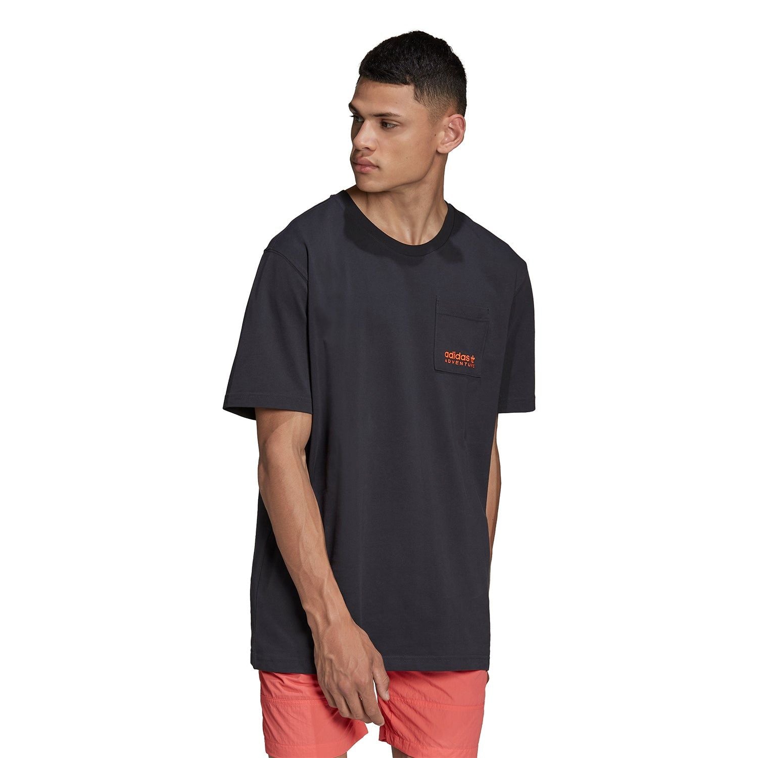 adidas Originals Adventure C-Butterfly Pocket Tee - Black - ViaductClothing - -