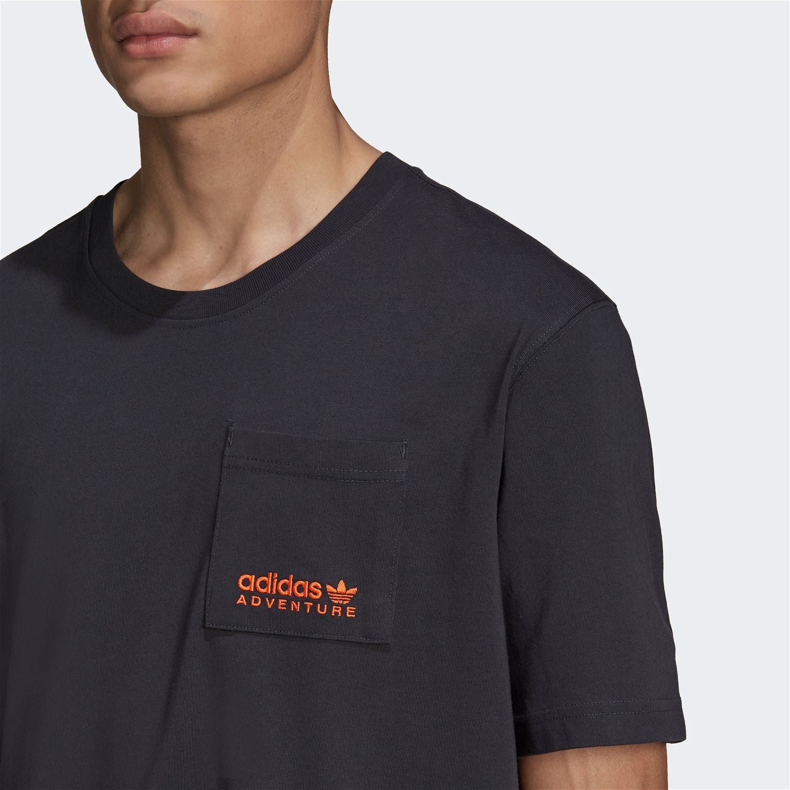 adidas Originals Adventure C-Butterfly Pocket Tee - Black - ViaductClothing - -