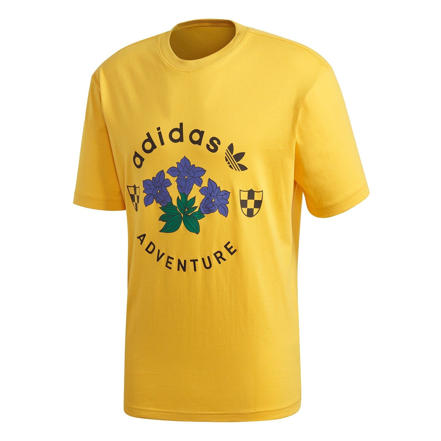 adidas Originals Adventure Graphic Tee - Gold - ViaductClothing - -