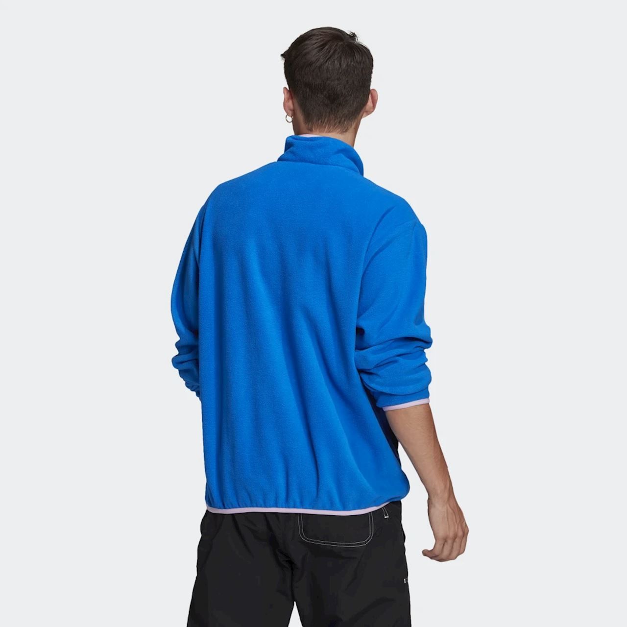 adidas Originals Adventure Half Zip Fleece - Glory Blue - ViaductClothing - -