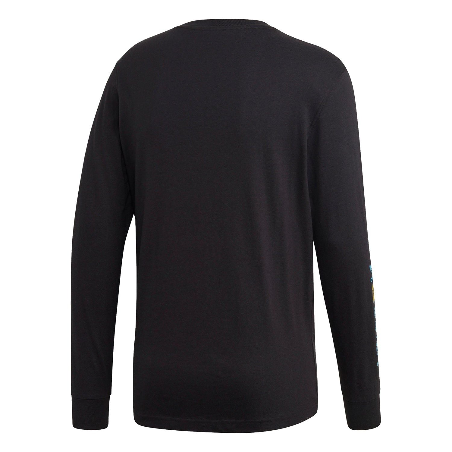 adidas Originals Adventure Long Sleeve T Shirt - Black - ViaductClothing - -