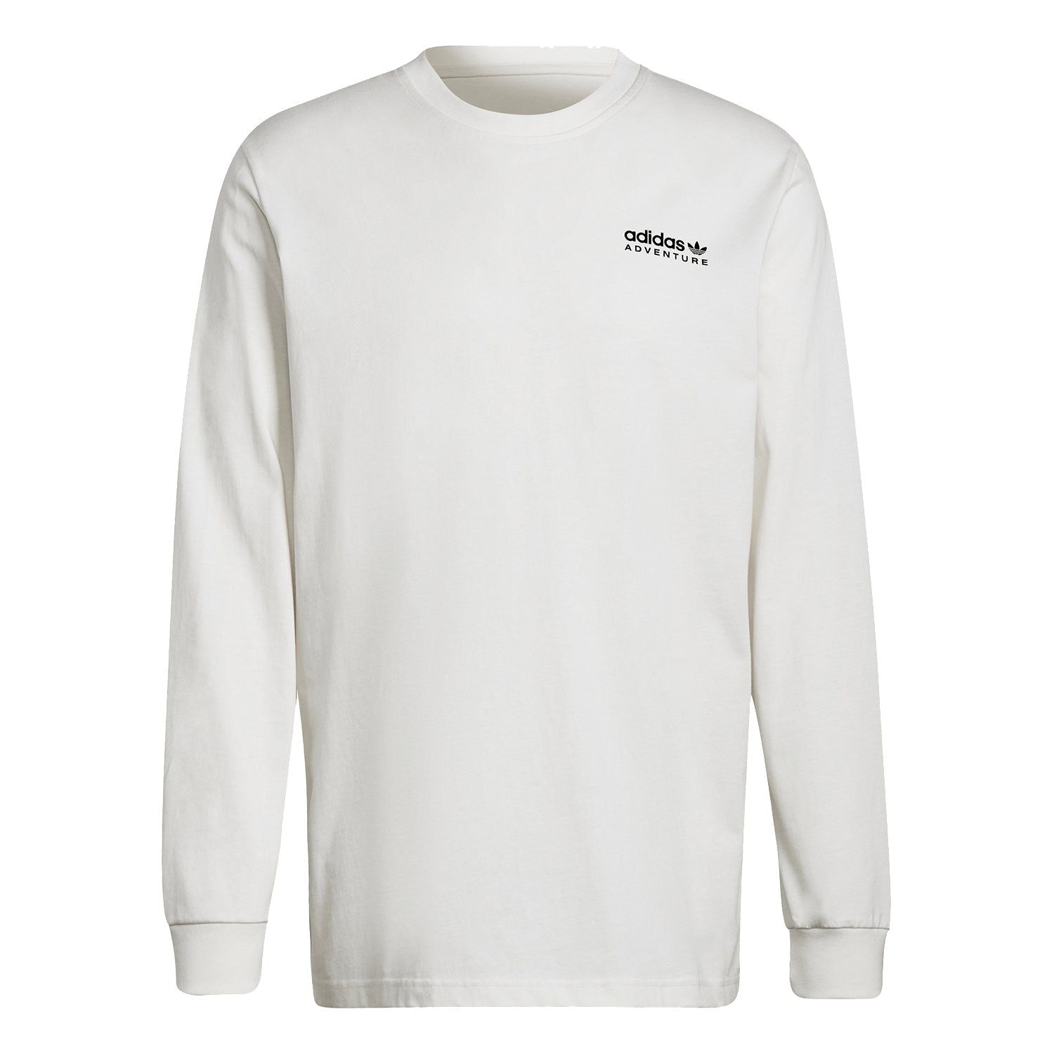 adidas Originals Adventure Longsleeve Tee - Off White - ViaductClothing - -