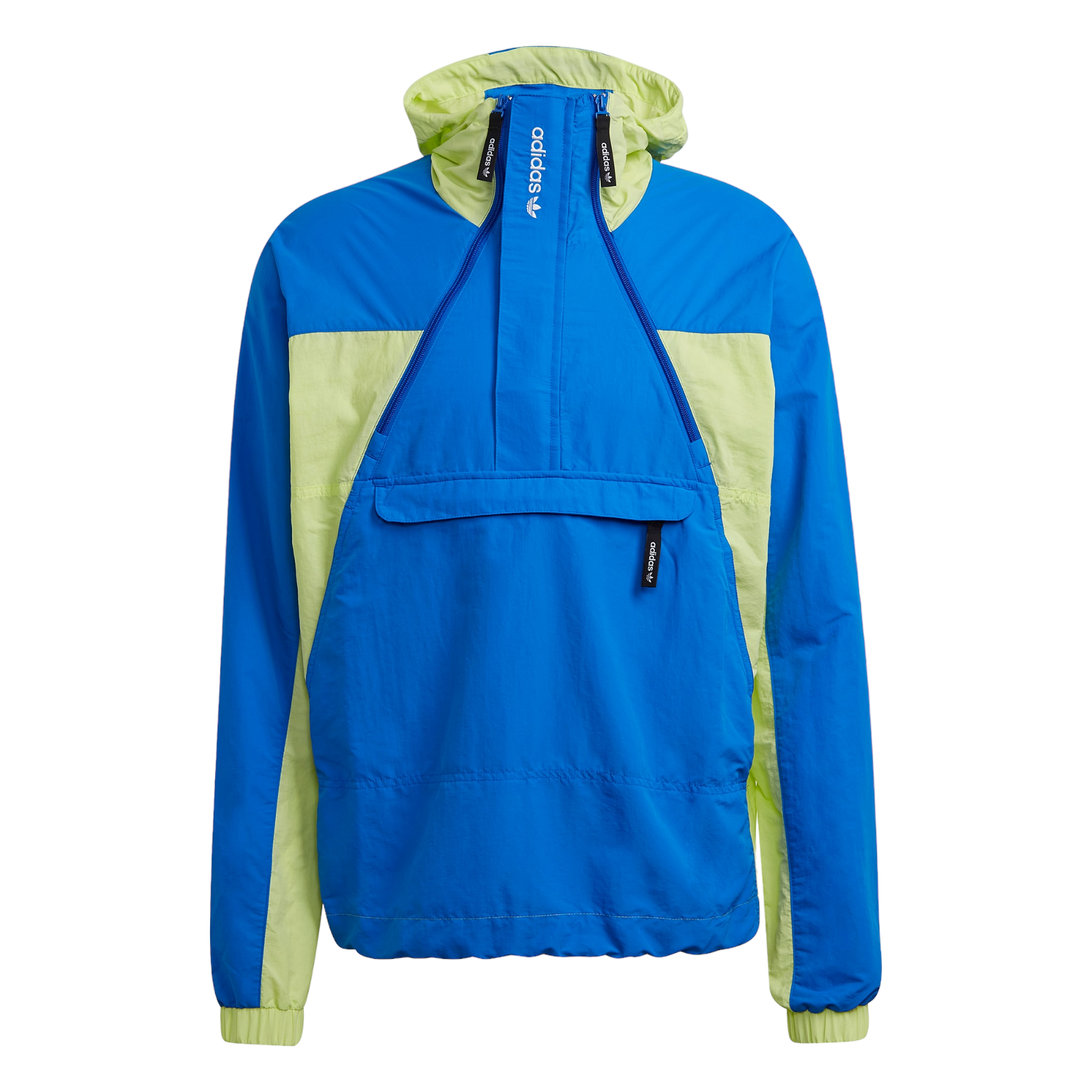 adidas Originals Adventure Mishmash Blocked Shell Jacket - Blue Yellow - ViaductClothing - -