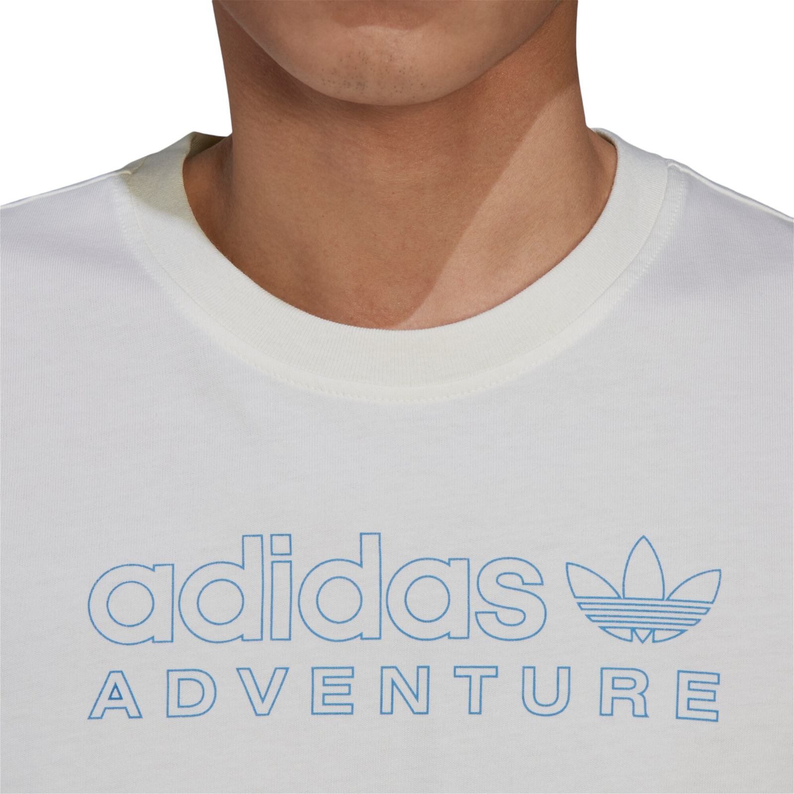 adidas Originals Adventure Mountain Front T-Shirt - Off White - ViaductClothing - -