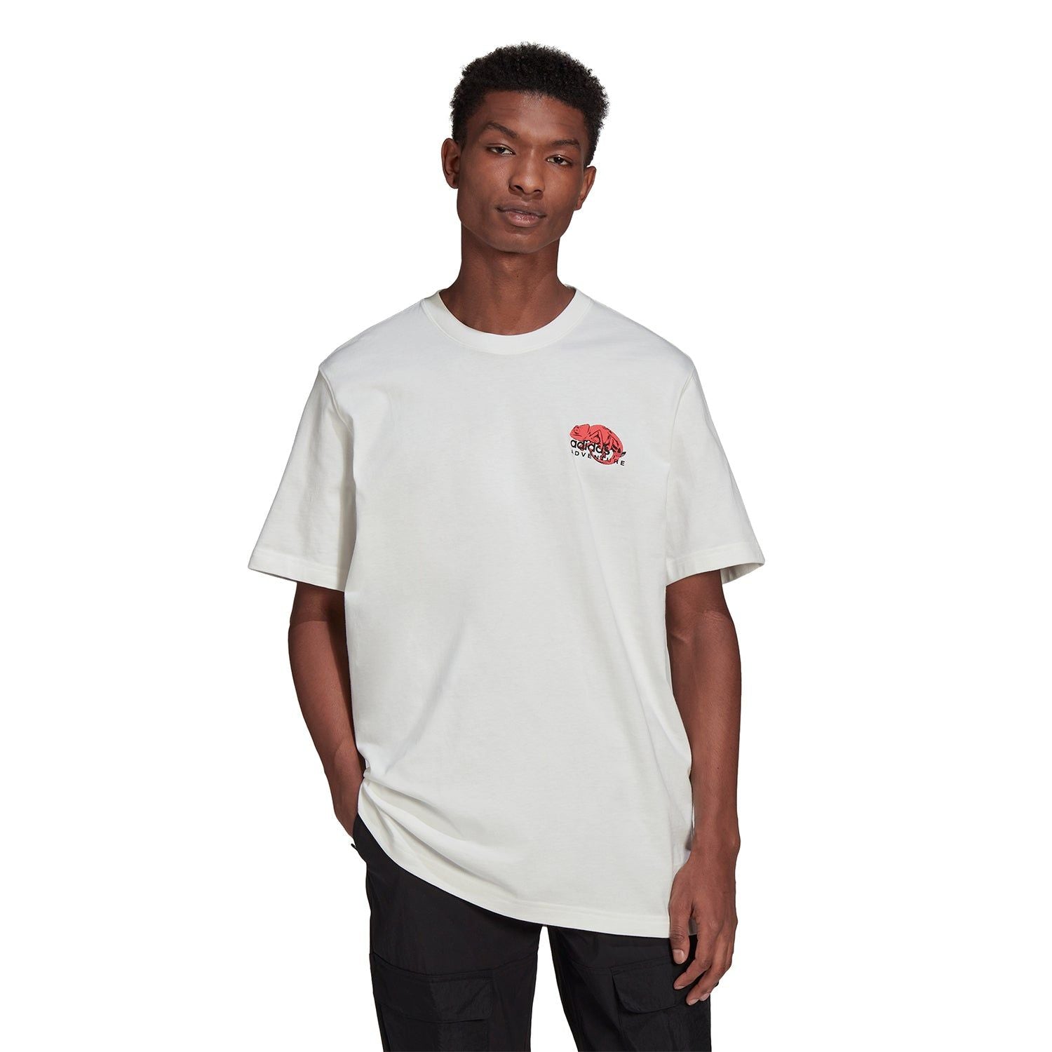 adidas Originals Adventure Packalot Tee - White - ViaductClothing - -