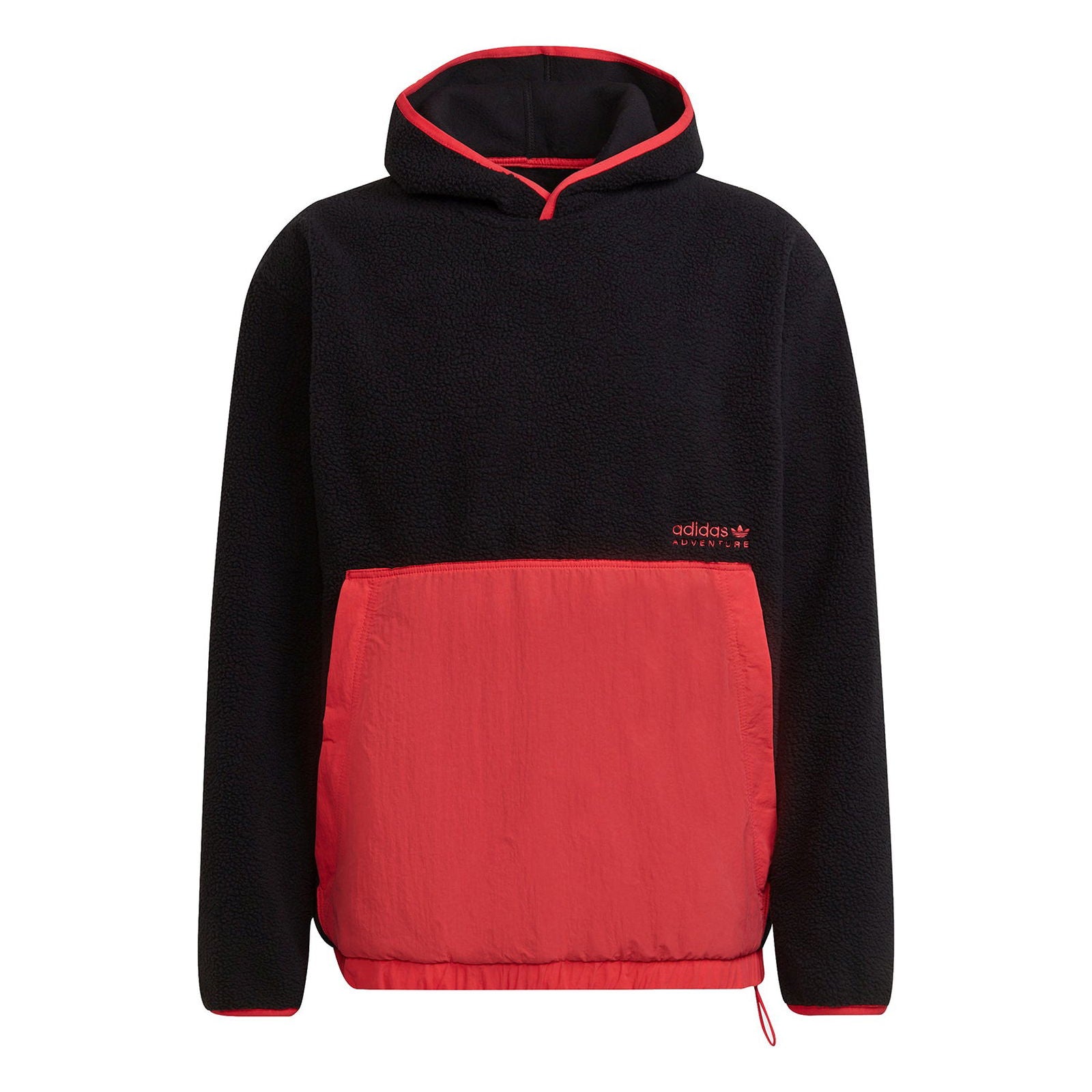adidas Originals Adventure Polar Fleece Hoodie - Black - ViaductClothing - -