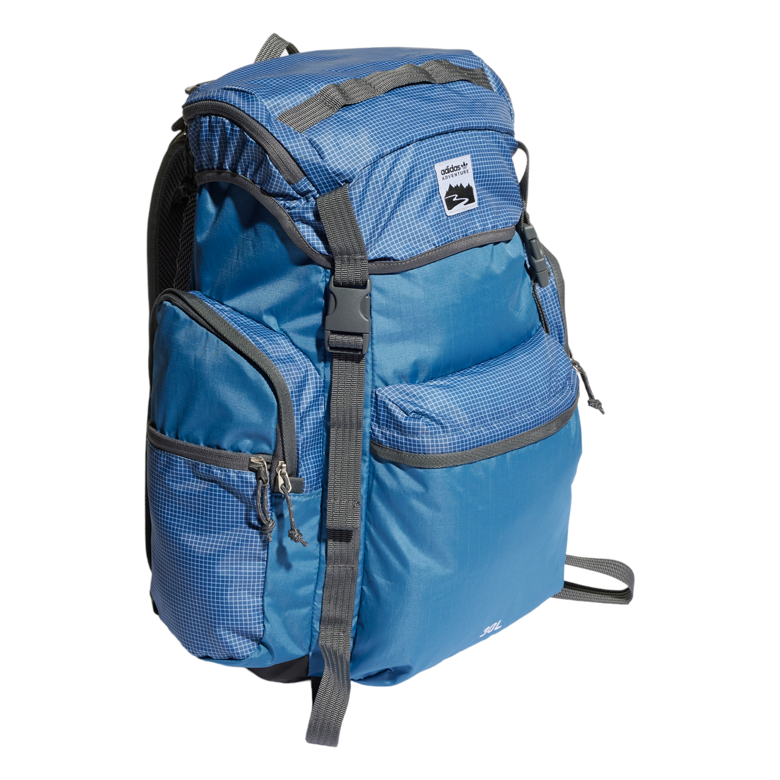 adidas Originals Adventure Toploader Backpack - Blue - ViaductClothing - -