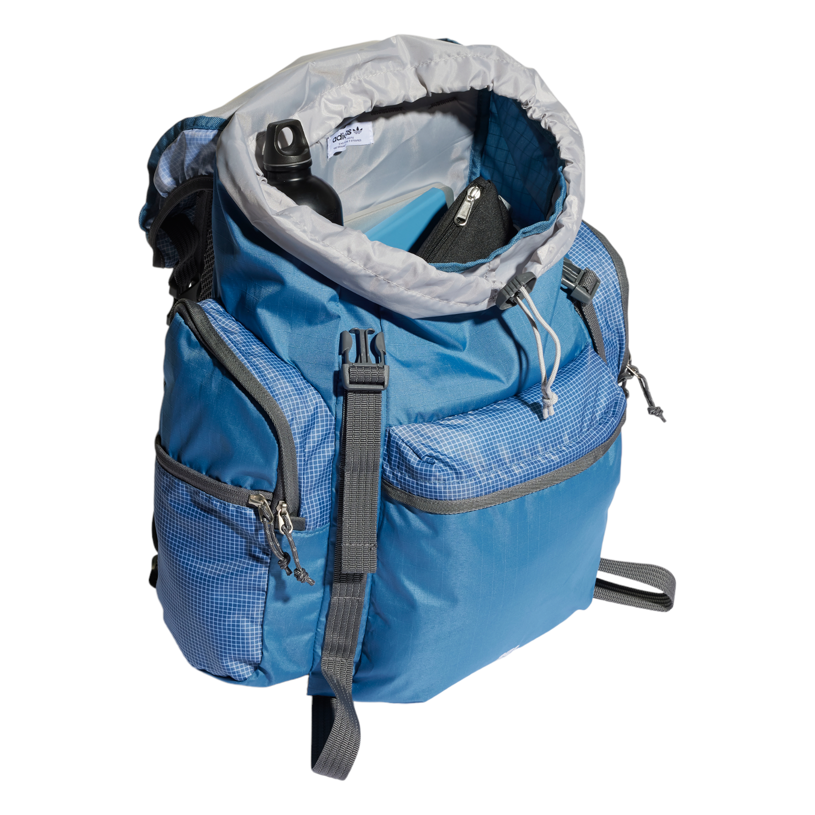adidas Originals Adventure Toploader Backpack - Blue - ViaductClothing - -