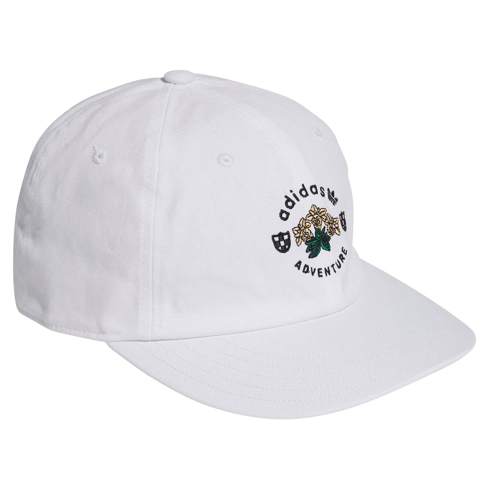 adidas Originals Adventure Vintage Cap - White - ViaductClothing - -
