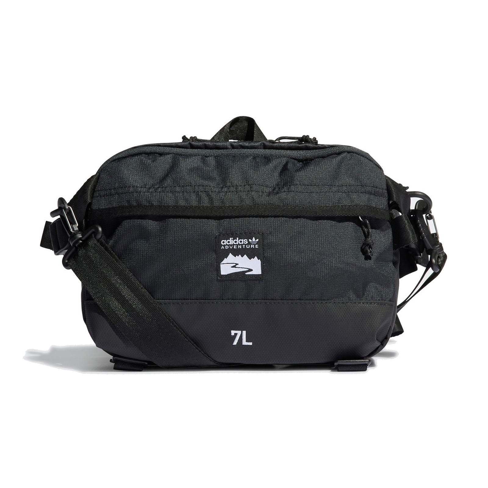 adidas Originals Adventure Waist Bag Large - Black - ViaductClothing - -