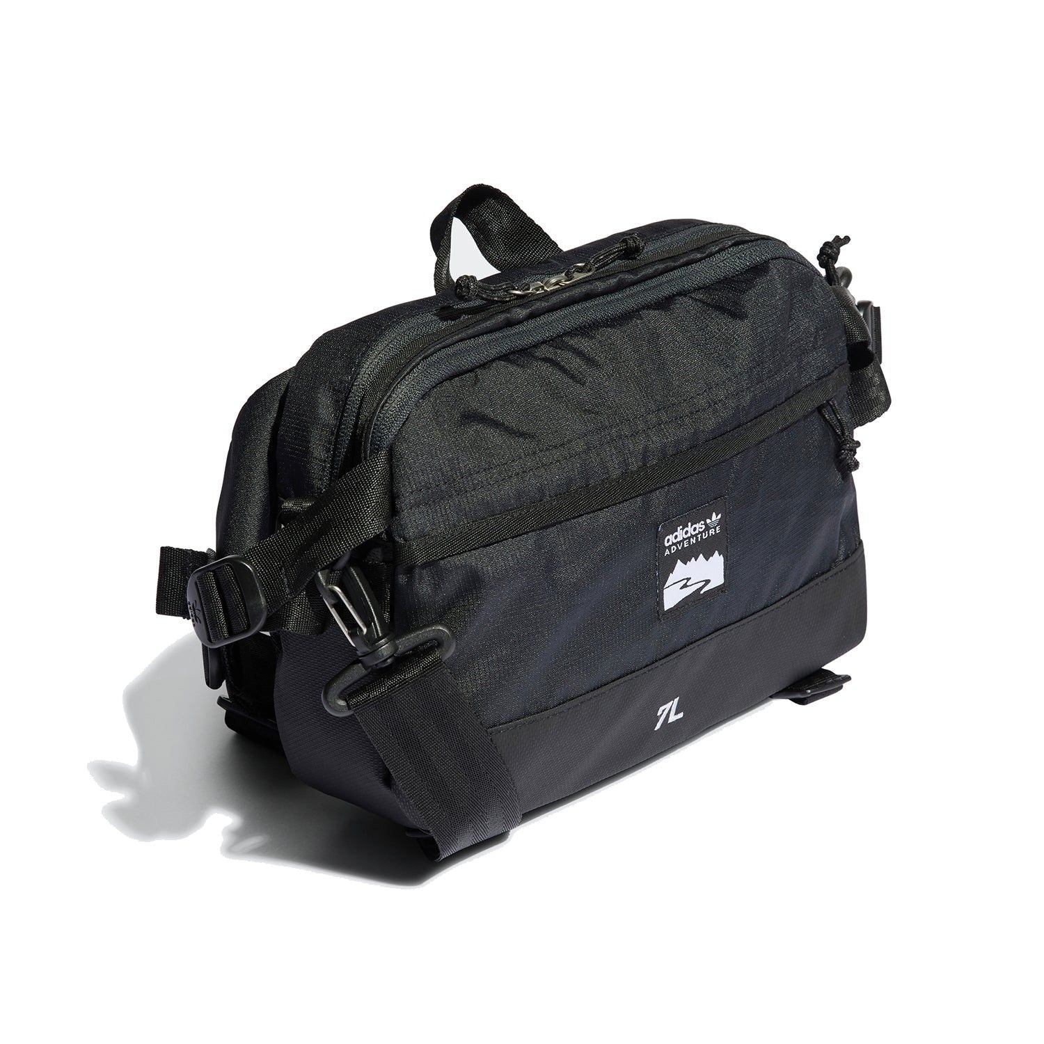 adidas Originals Adventure Waist Bag Large - Black - ViaductClothing - -