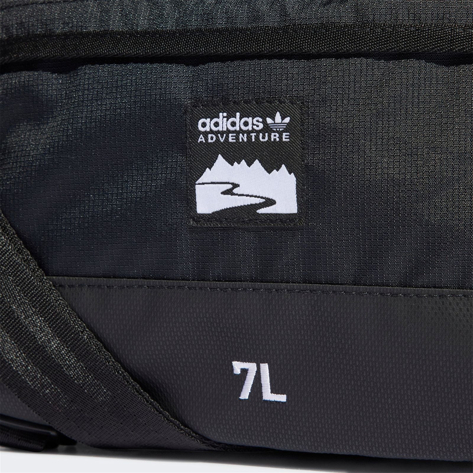 adidas Originals Adventure Waist Bag Large - Black - ViaductClothing - -
