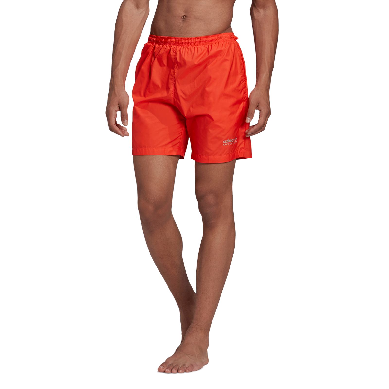 adidas Originals Adventure Wood Wave Swim Shorts - Semi Solar Red - ViaductClothing - -