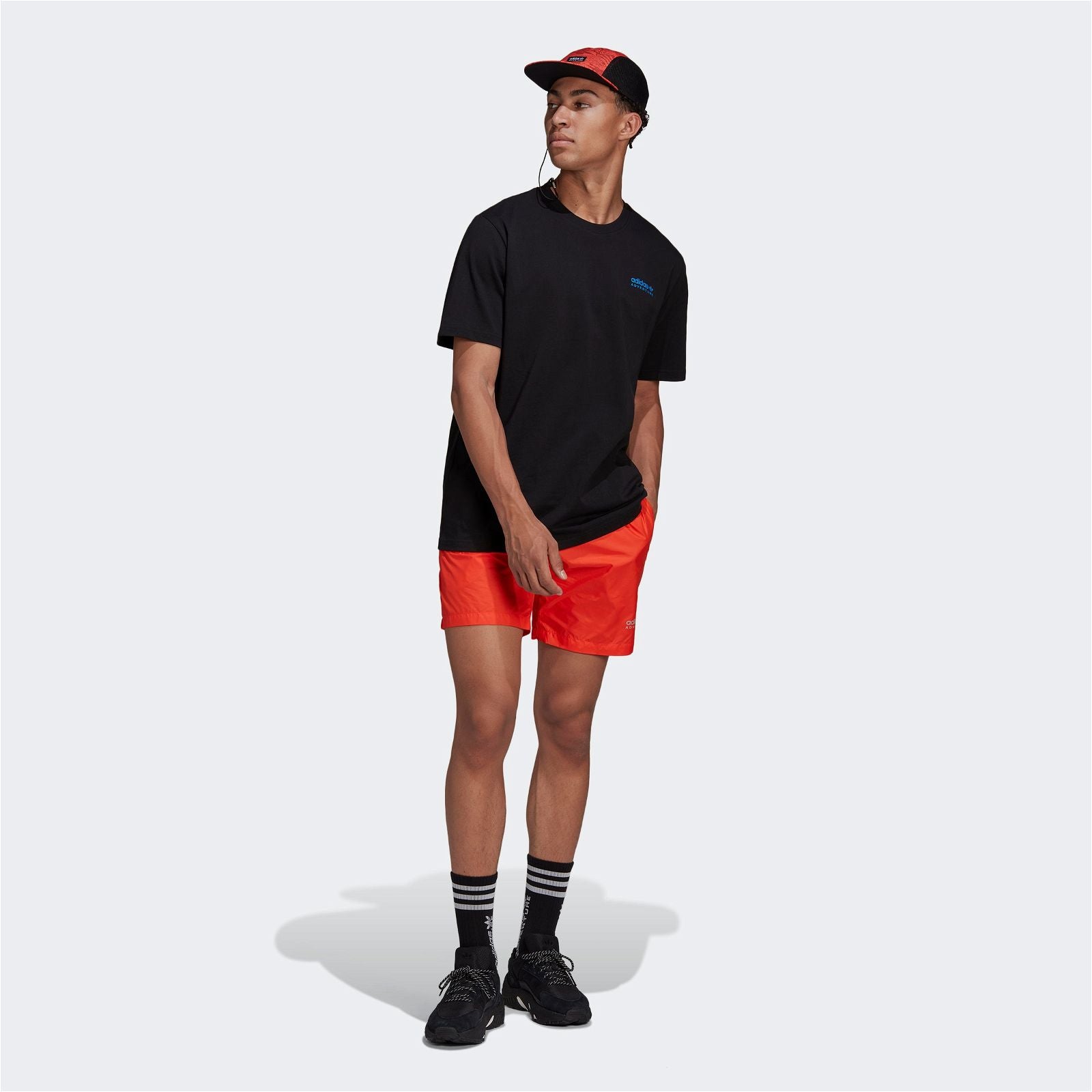 adidas Originals Adventure Woodwave Tee - Black - ViaductClothing - -