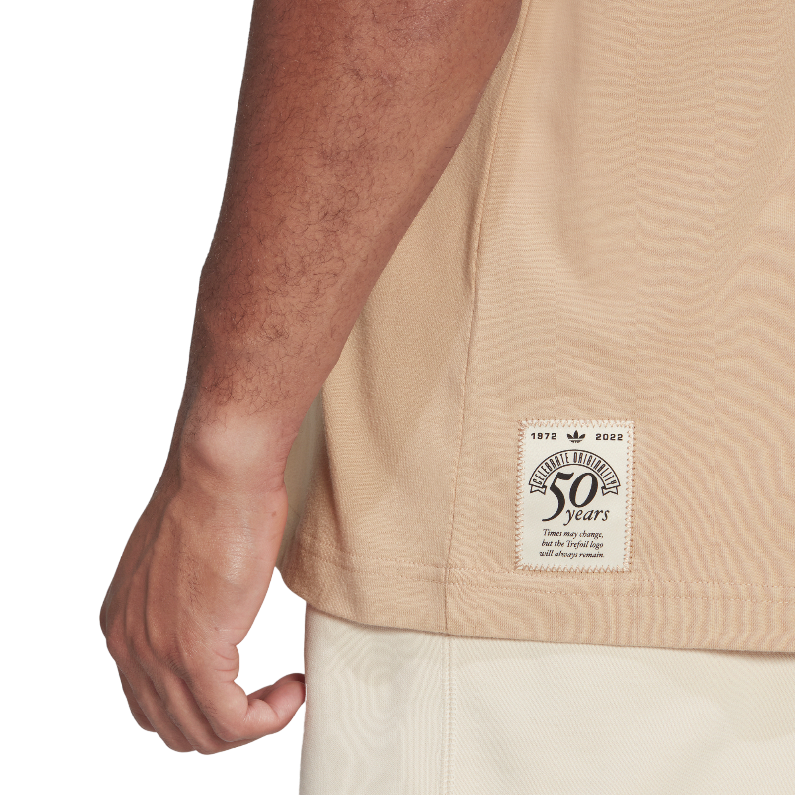 adidas Originals Anniversary T Shirt - Magic Beige - ViaductClothing - -