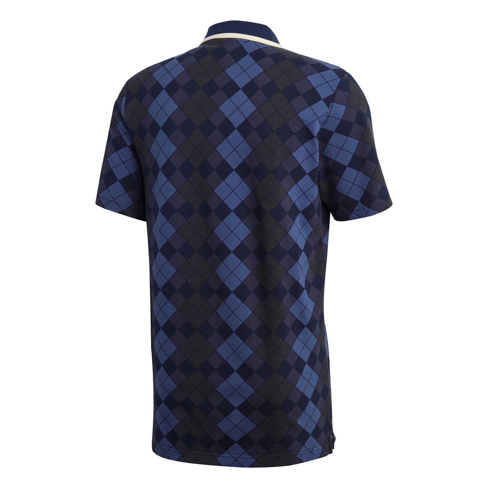 adidas Originals Argyle Ivan Lendl Polo Shirt - Navy - ViaductClothing - -
