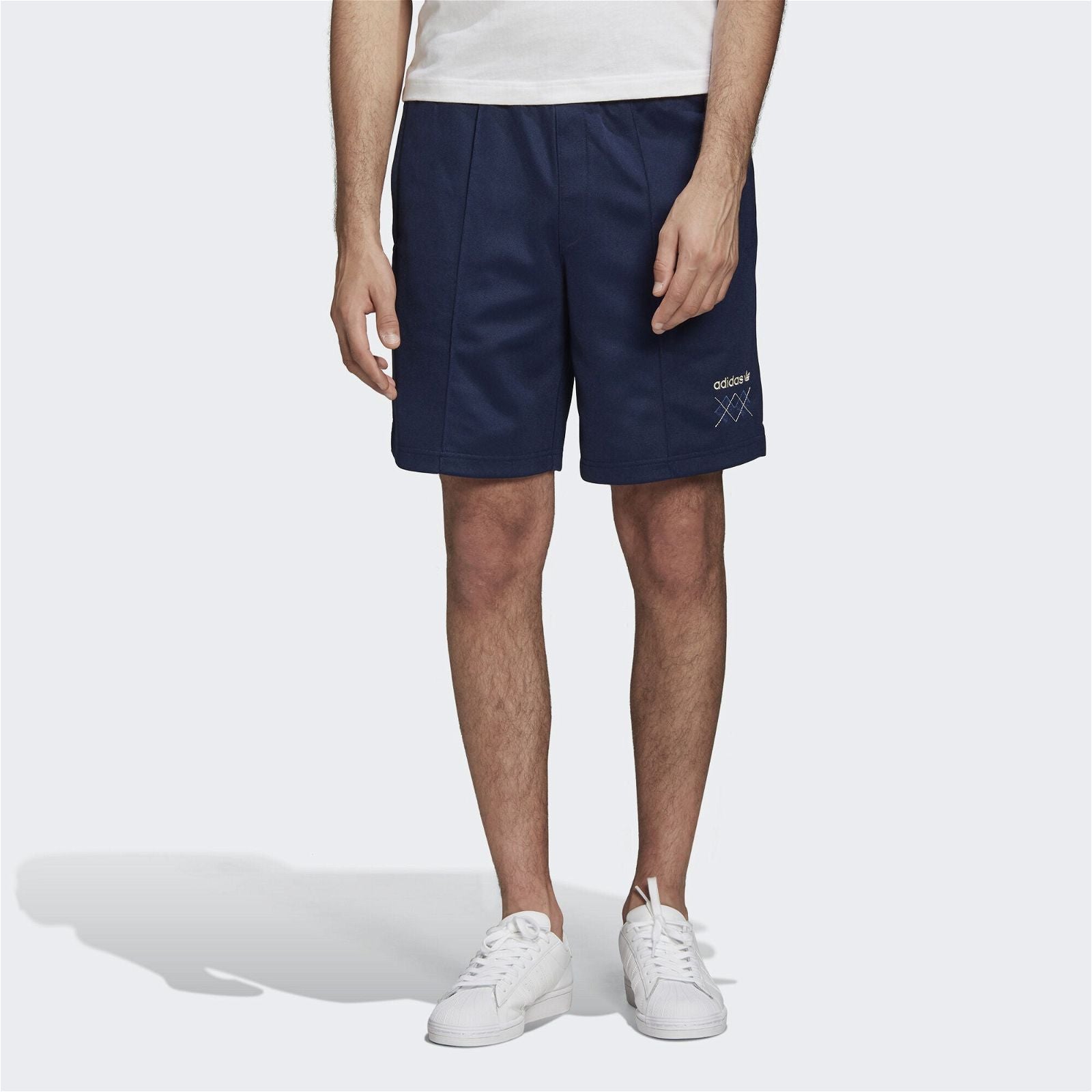 adidas Originals Argyle Shorts - Night Indigo - ViaductClothing - -