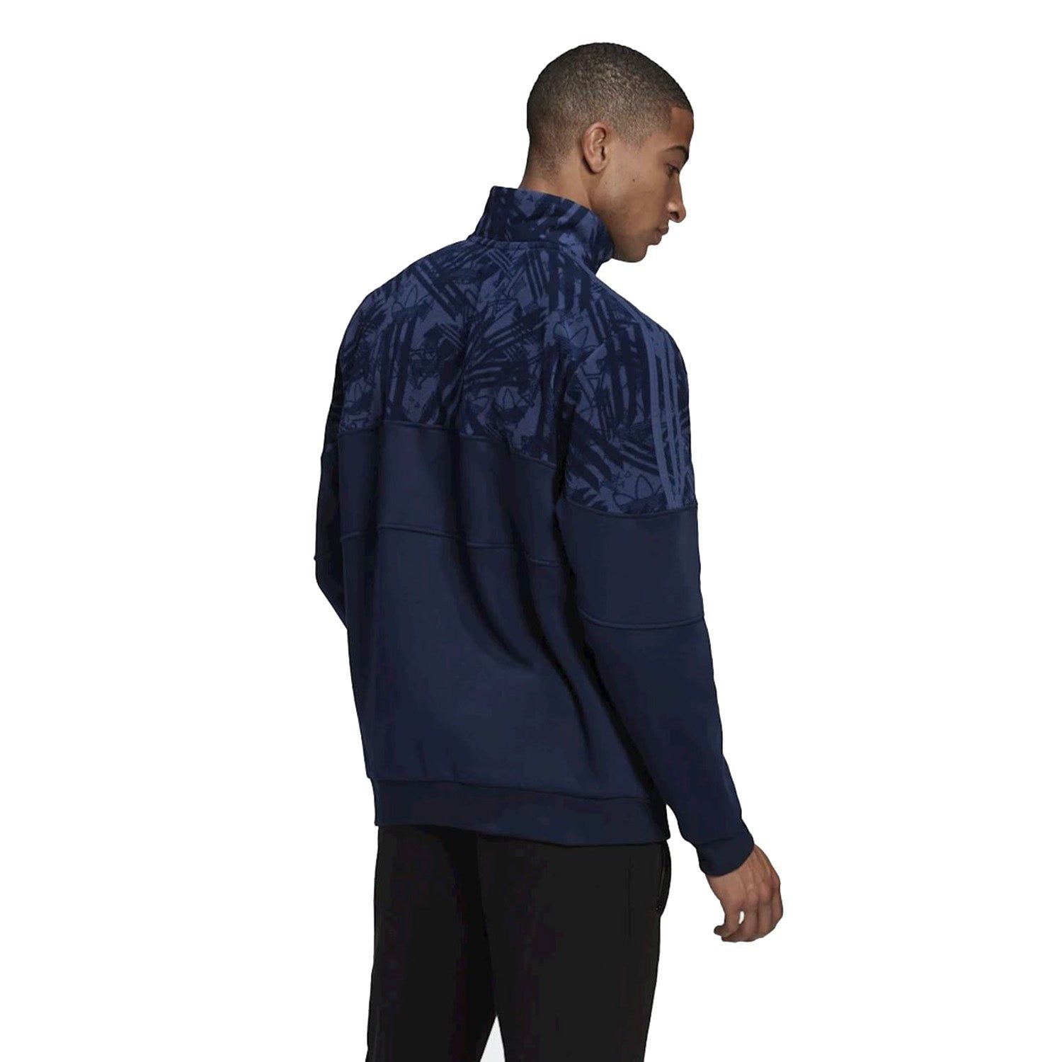 adidas Originals BX-20 Quarter-Zip Track Top - Navy - ViaductClothing - -