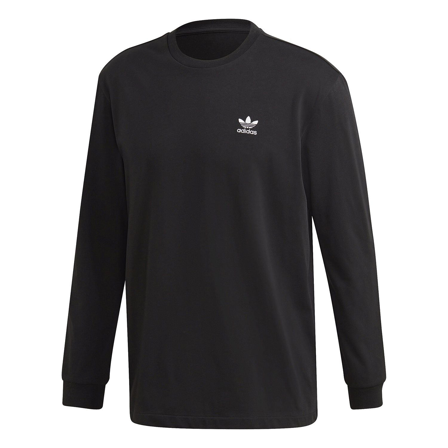 adidas Originals Back + Front Trefoil Long Sleeve T-Shirt - Black - ViaductClothing - -