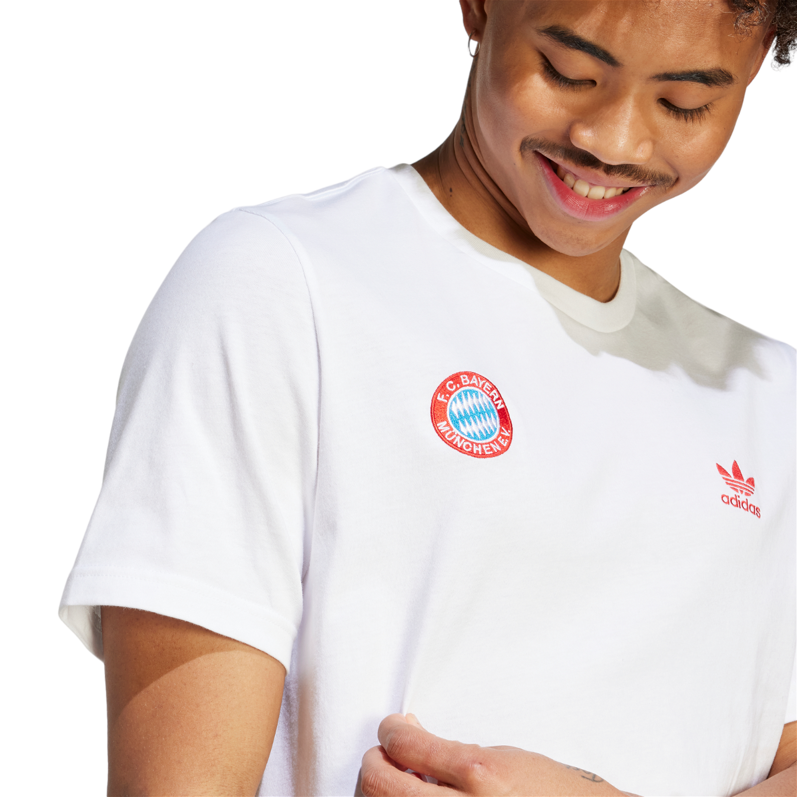 adidas Originals Bayern Munich Celebration T-Shirt - White - ViaductClothing - -