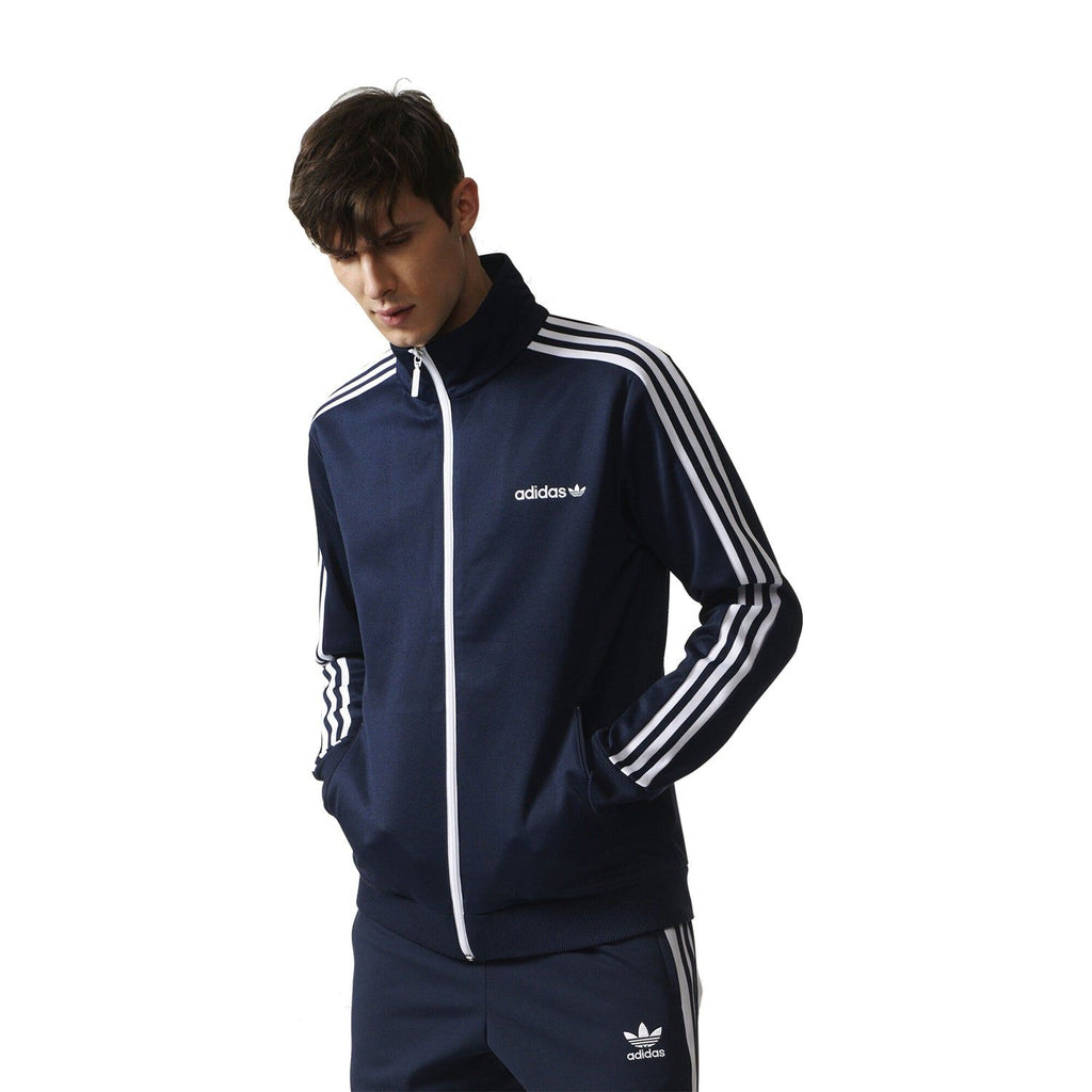 Adidas beckenbauer jacket navy cheap