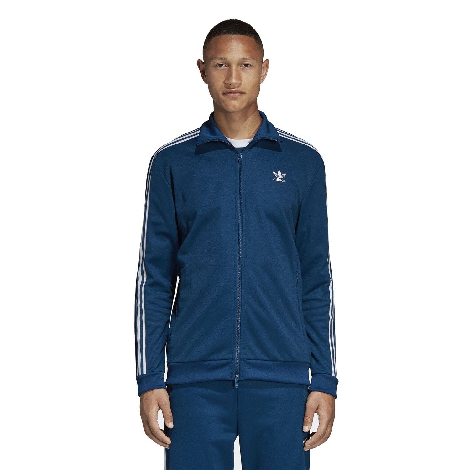 adidas Originals Beckenbauer Track Top - Blue - ViaductClothing - -
