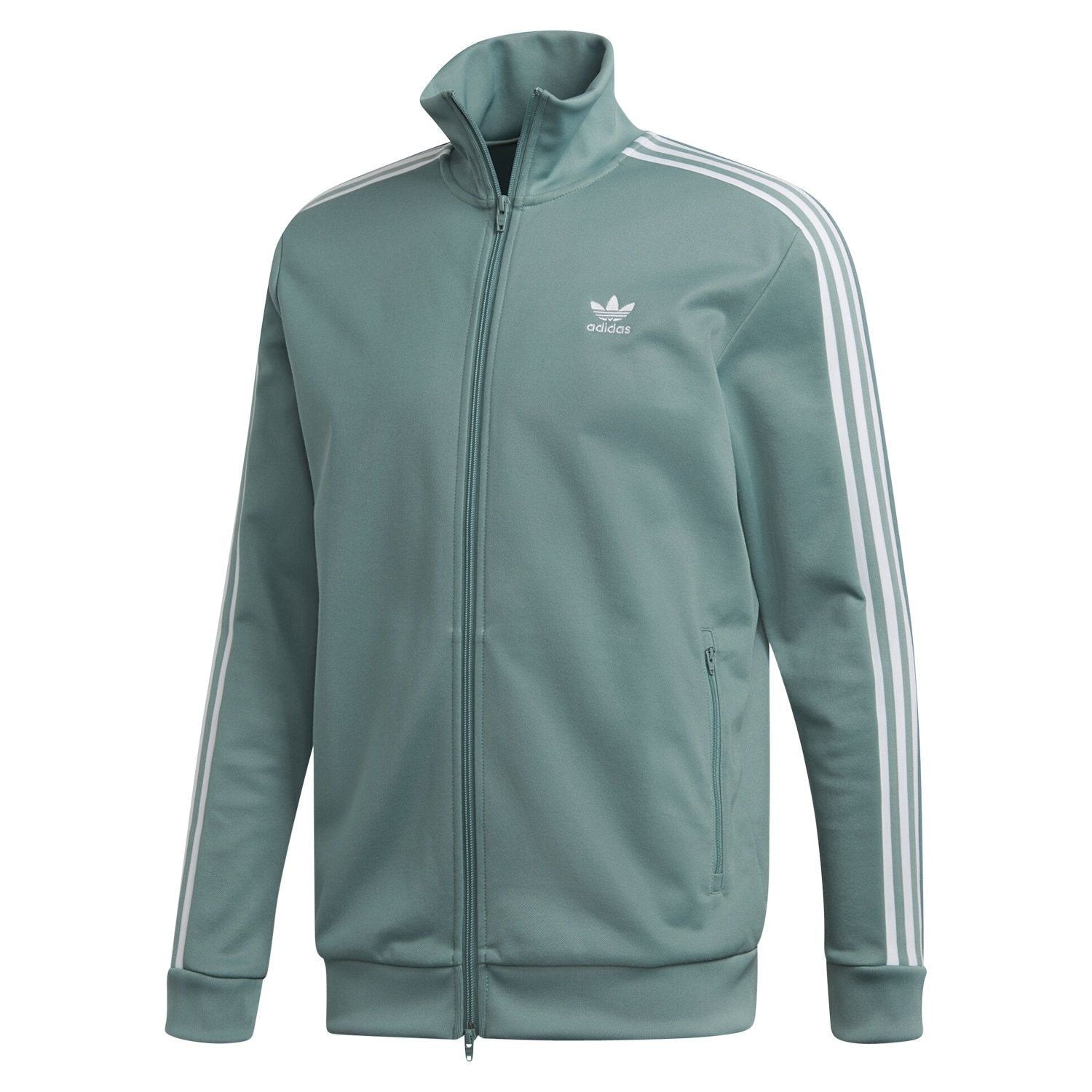 adidas Originals Beckenbauer Track Top - Vapour Steel - ViaductClothing - -