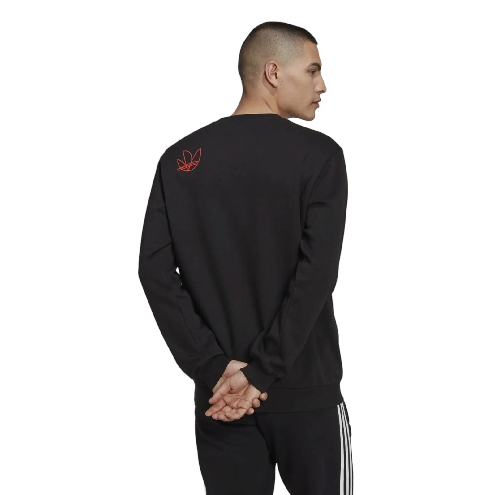 adidas Originals Berlin Logo Trefoil Sweatshirt - Black - ViaductClothing - -