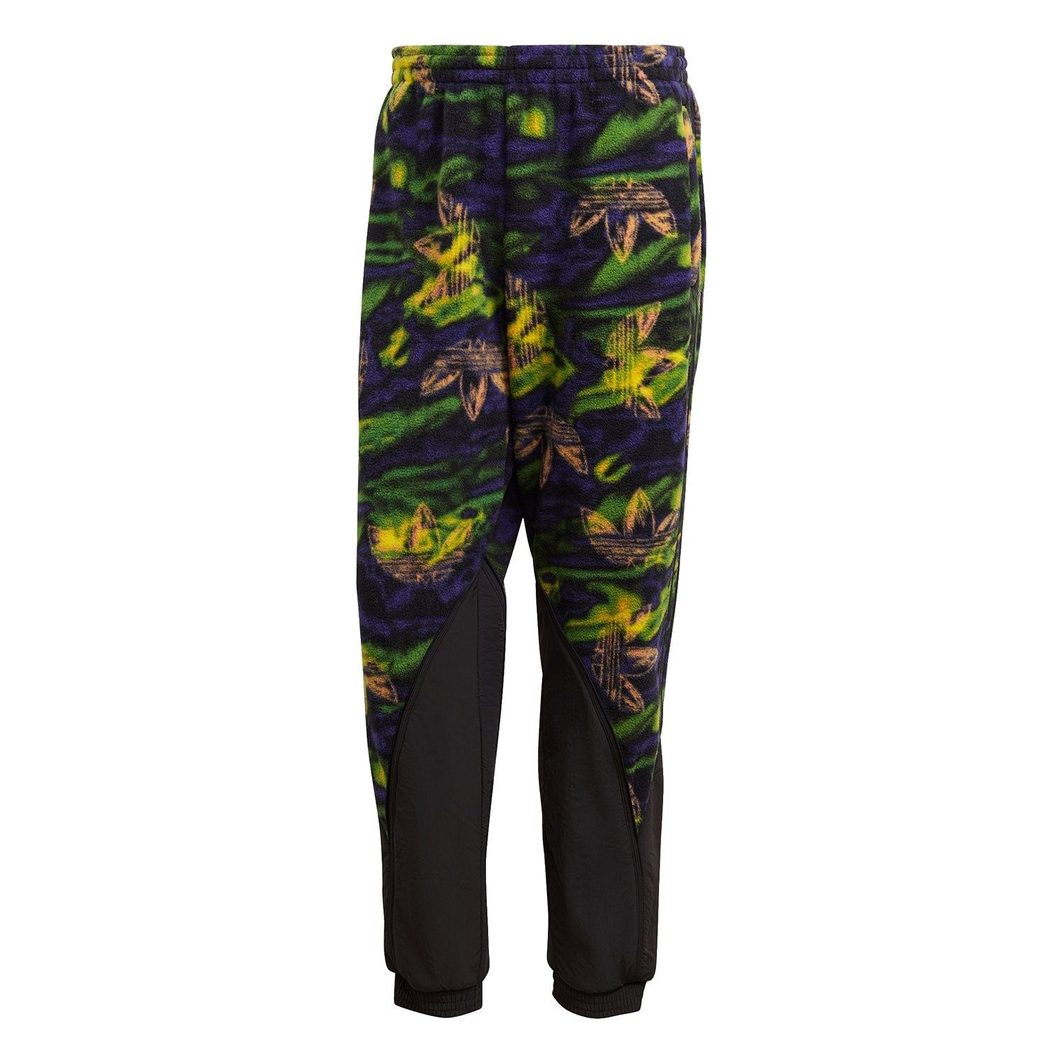adidas Originals Big Trefoil Print Polar Fleece Bottoms - Multi - ViaductClothing - -