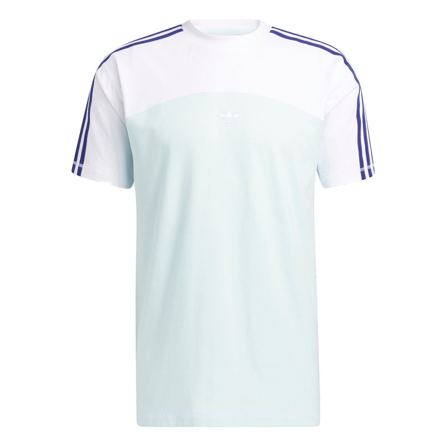 adidas Originals Blocked 3-Stripes T-Shirt - Halo Mint - ViaductClothing - -