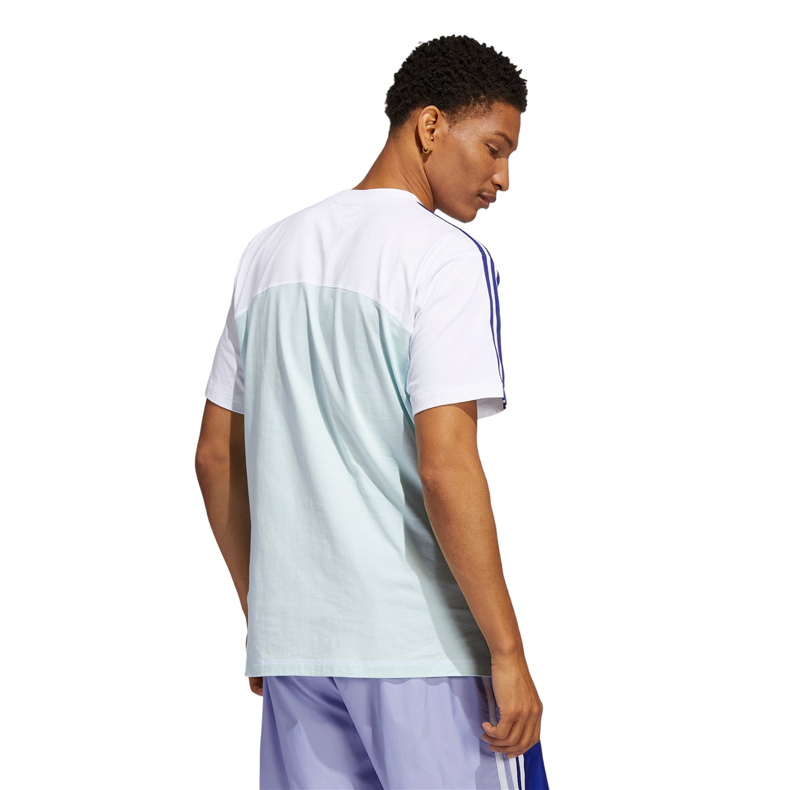 adidas Originals Blocked 3-Stripes T-Shirt - Halo Mint - ViaductClothing - -