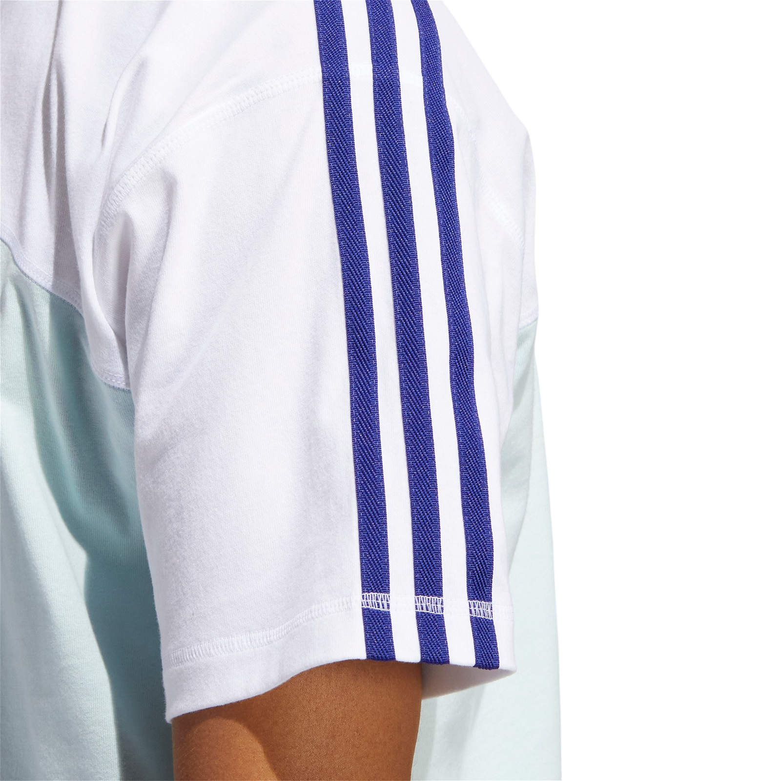 adidas Originals Blocked 3-Stripes T-Shirt - Halo Mint - ViaductClothing - -