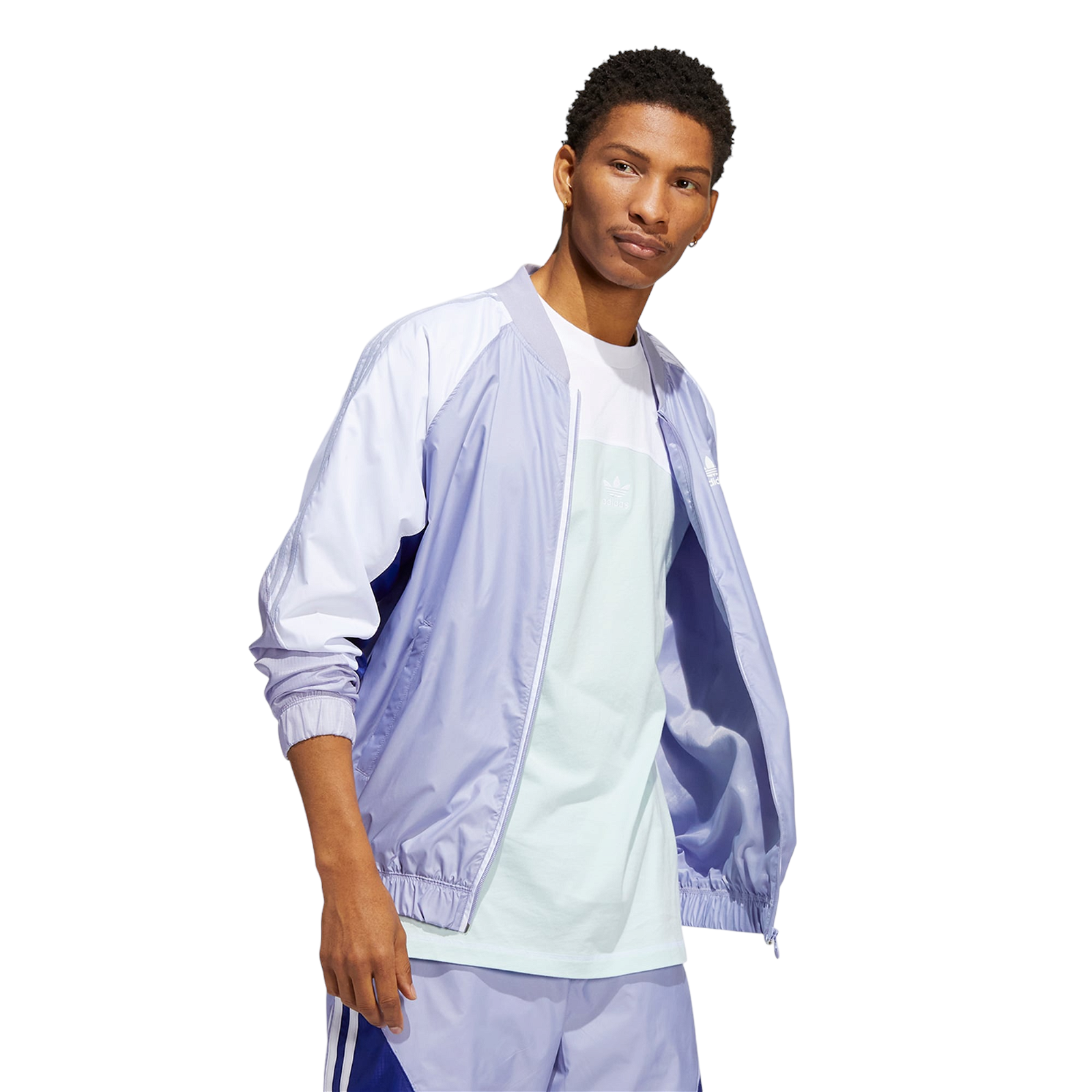 adidas Originals Blocked 3-Stripes T-Shirt - Halo Mint - ViaductClothing - -