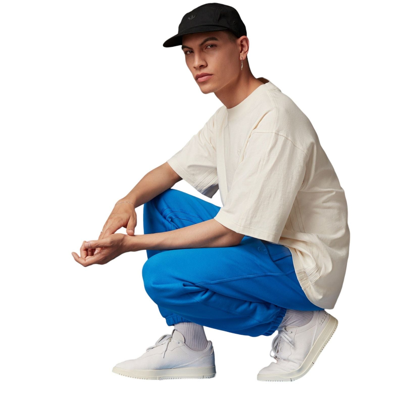 adidas Originals Blue Version Essentials T-Shirt - Chalk White - ViaductClothing - -