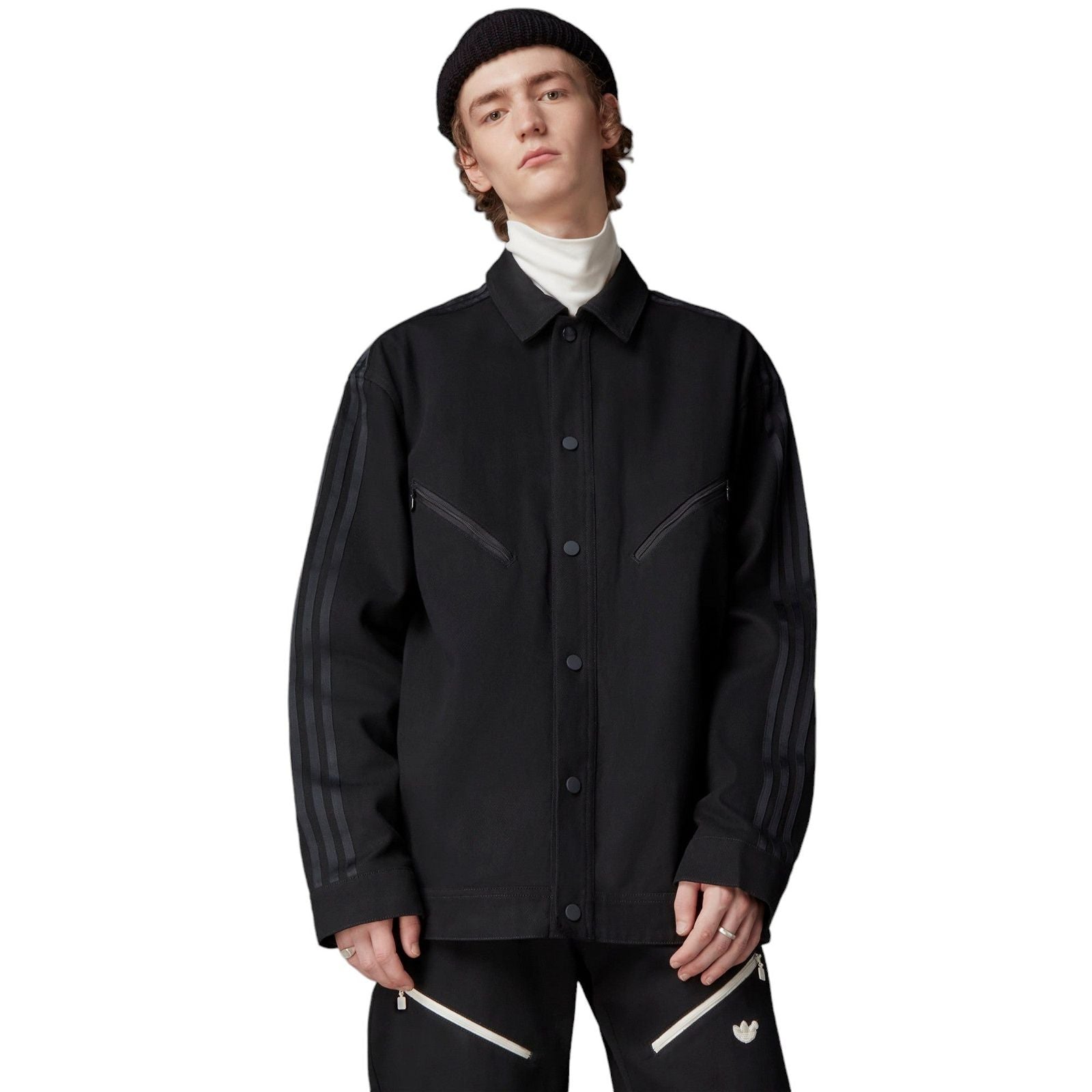 adidas Originals Blue Version Montreal Track Jacket - Black - ViaductClothing - -
