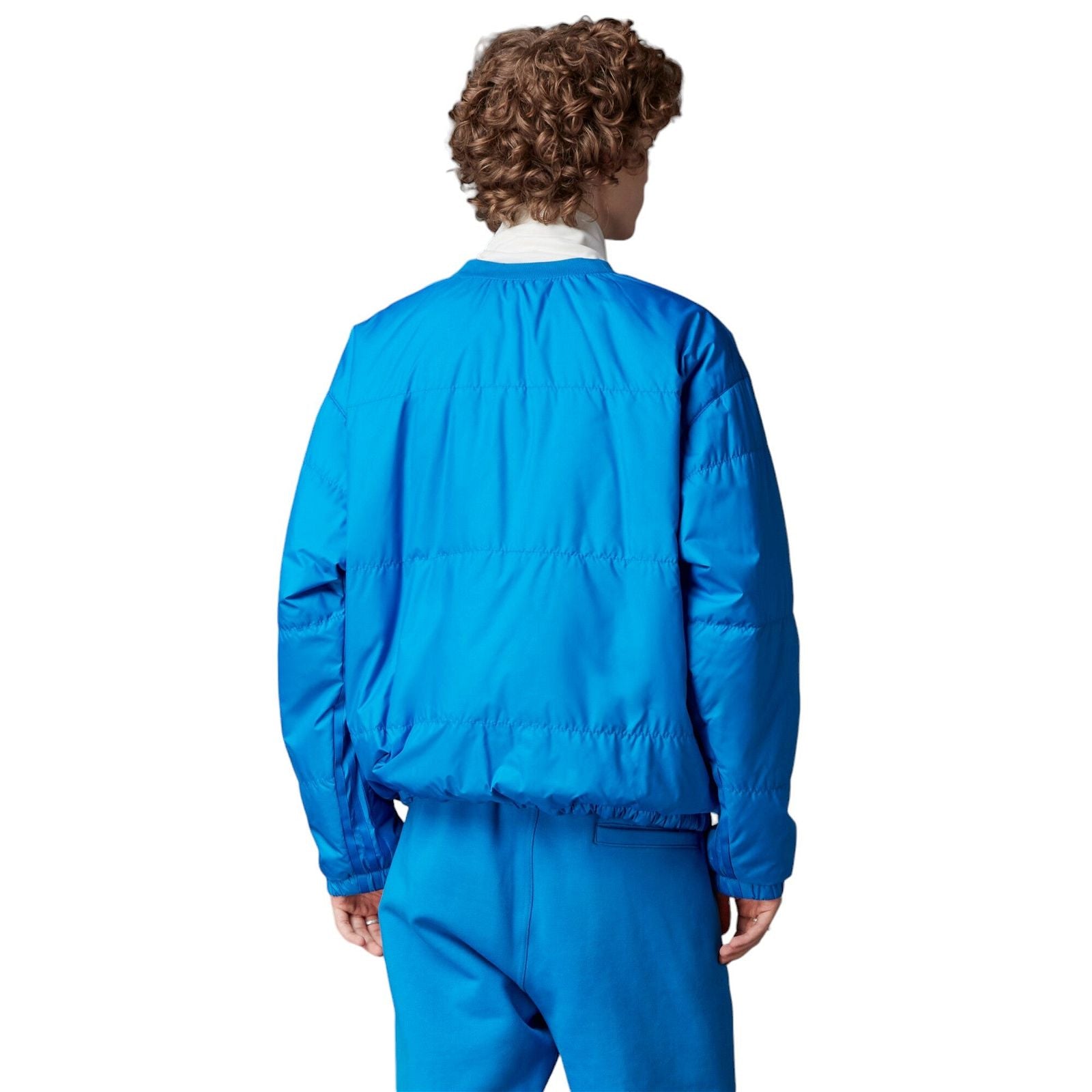 adidas Originals Blue Version Padded Crew Neck - Blue - ViaductClothing -  -