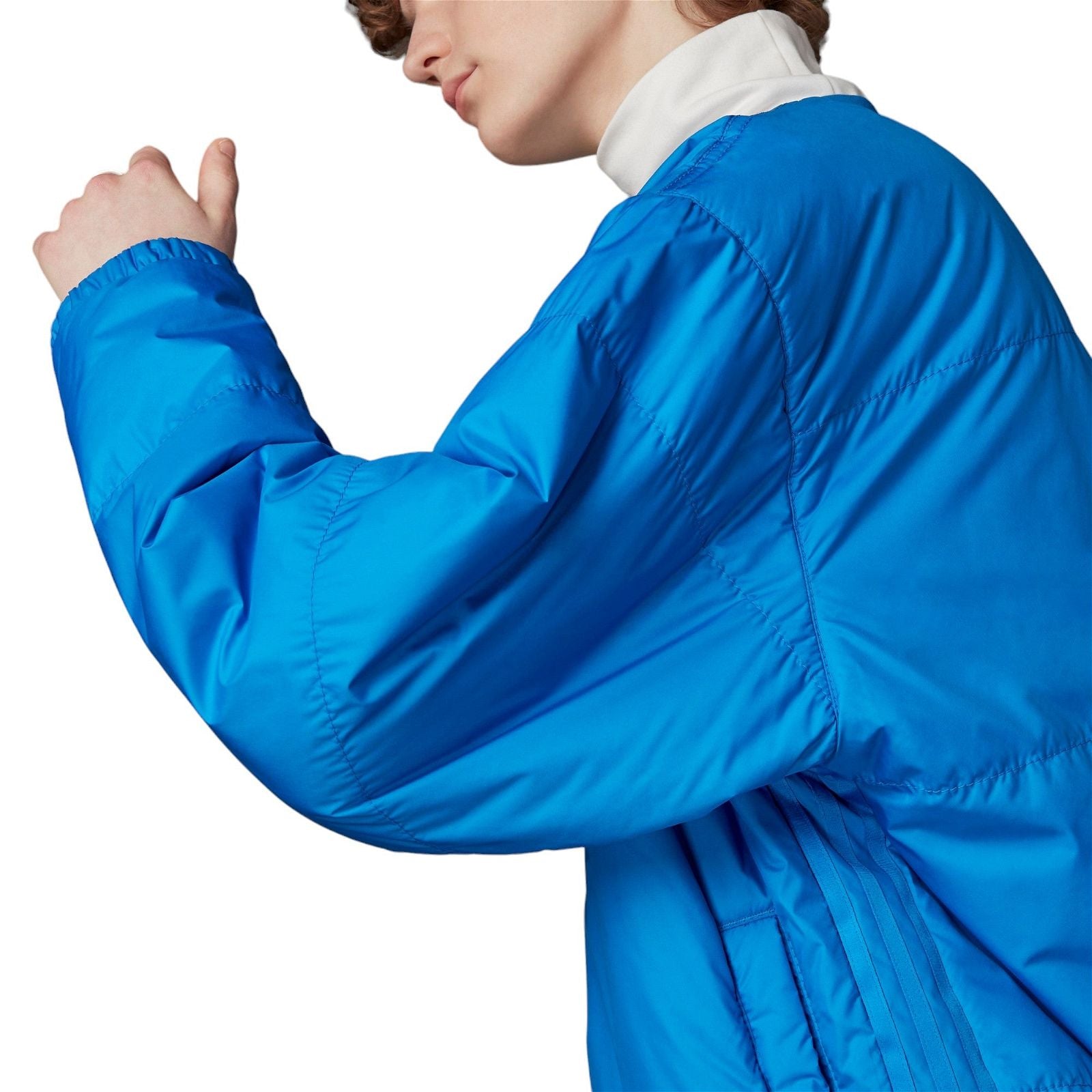 adidas Originals Blue Version Padded Crew Neck - Blue - ViaductClothing -  -