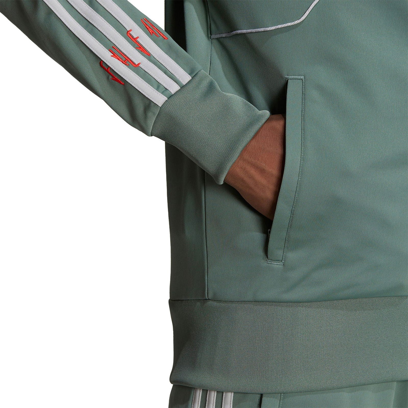 adidas Originals Boba Fett Star Wars Firebird Track Jacket - Trace Green - ViaductClothing - -