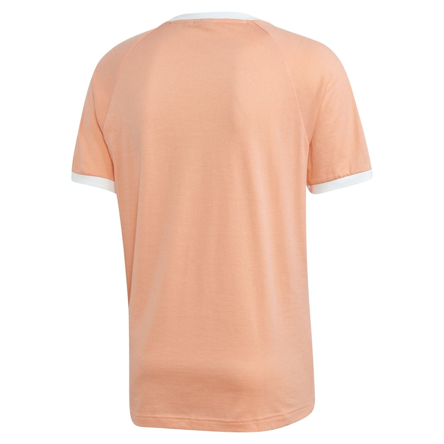 adidas Originals California 3 Stripe Tee - Chalk Coral - ViaductClothing - -