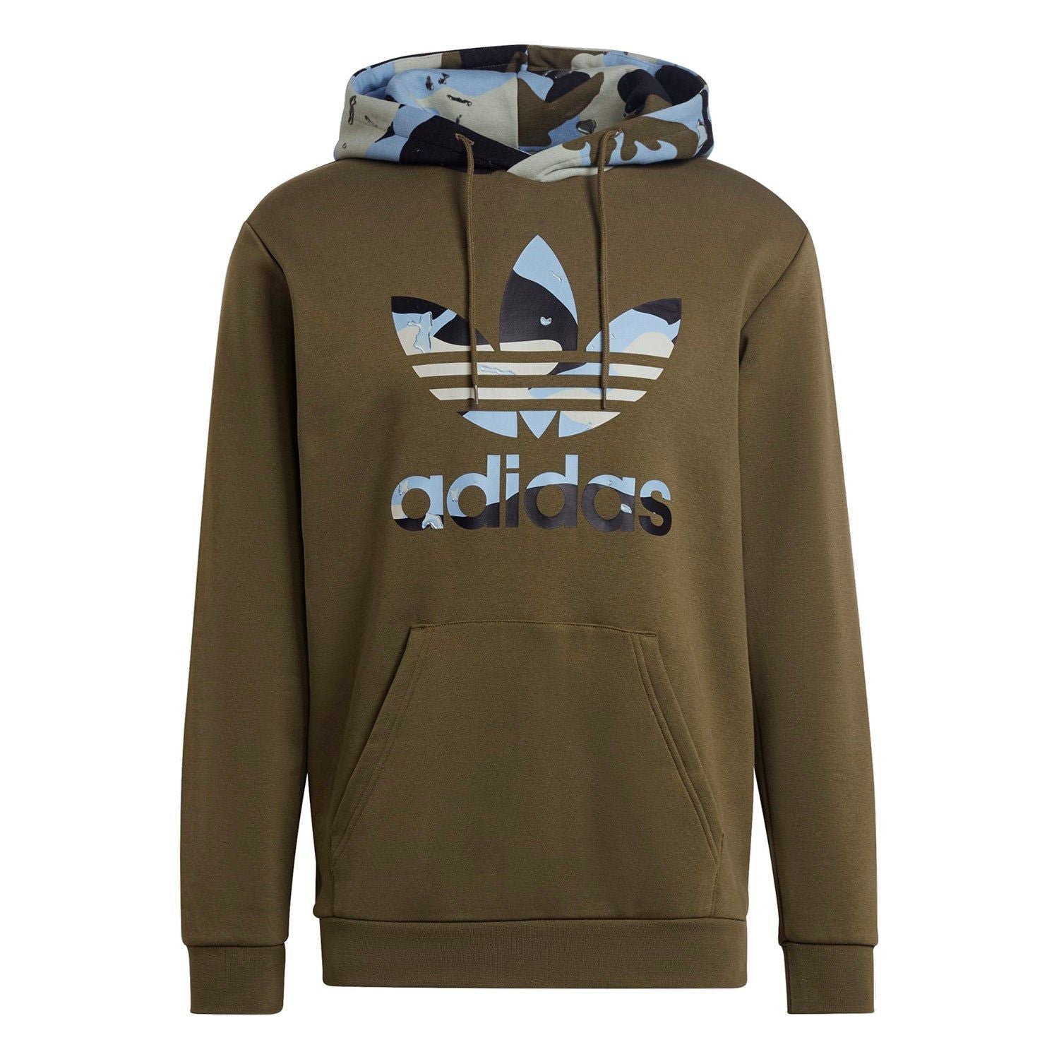 adidas Originals Camo Graphic Hoodie - Focus Olive - ViaductClothing - -