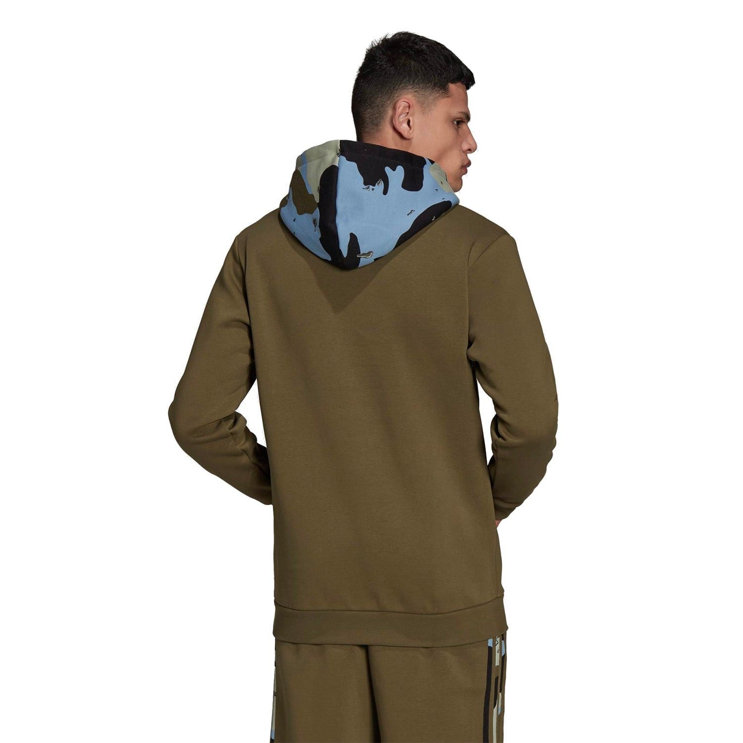 adidas Originals Camo Graphic Hoodie - Focus Olive - ViaductClothing - -