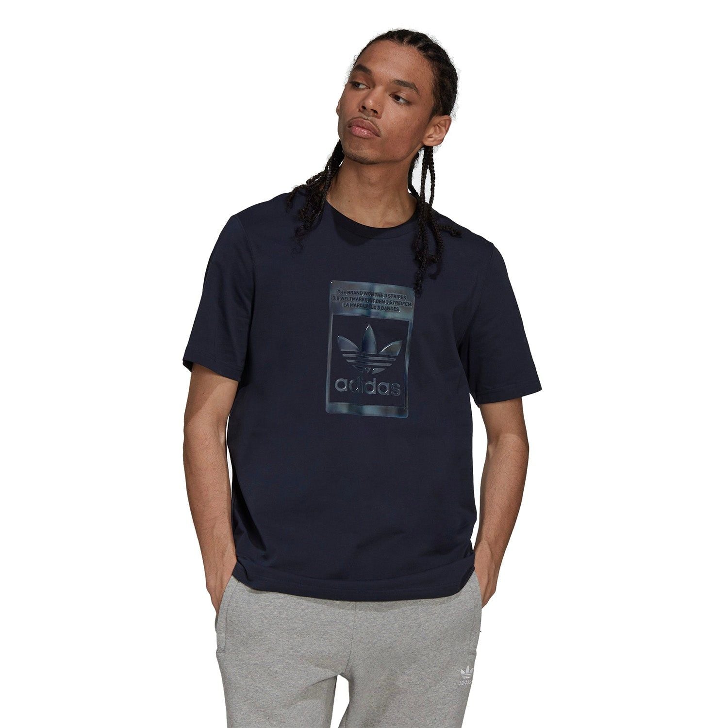 adidas Originals Camo Pack T-Shirt - Night Navy - ViaductClothing - -