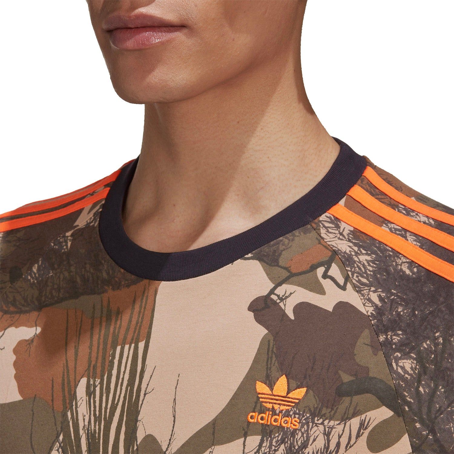 adidas Originals Camo T-Shirt - Brown - ViaductClothing - -