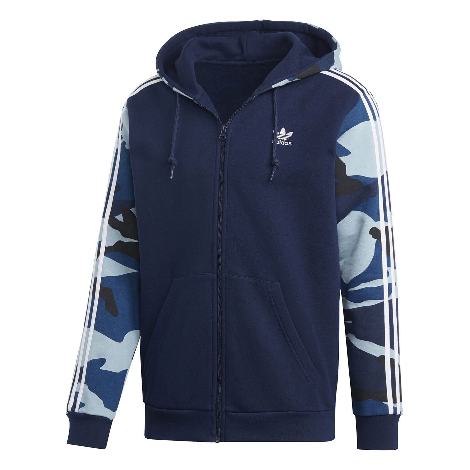 adidas Originals Camouflage Hoodie - Navy - ViaductClothing - -