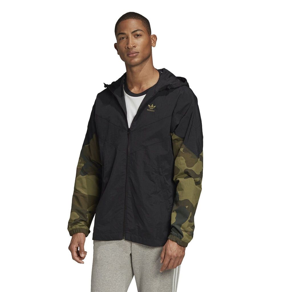 Adidas camo windbreaker womens on sale